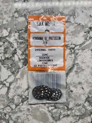 Crown bolt Rondana de Pression 3/8'' medium split zinc lock washers - Pack Of 12