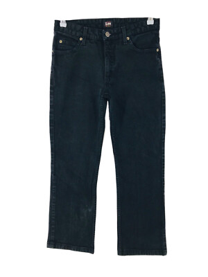 Lee CAMERON Damen Dunkelgraue Stretch Regular Bootcut Passform Jeans W30 L28