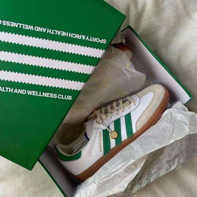 Size 11 - adidas Samba OG x Sporty & Rich White Green 2022