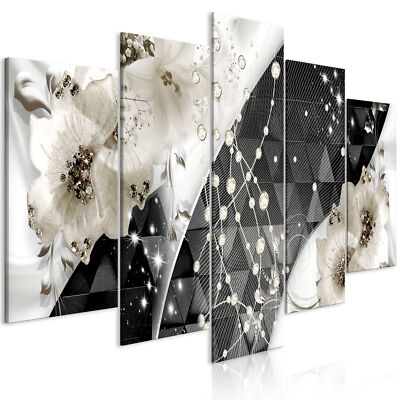ABSTRAKTE BLUMEN Vliesdruck Bilder Bild Foto a-C-0150-b-m