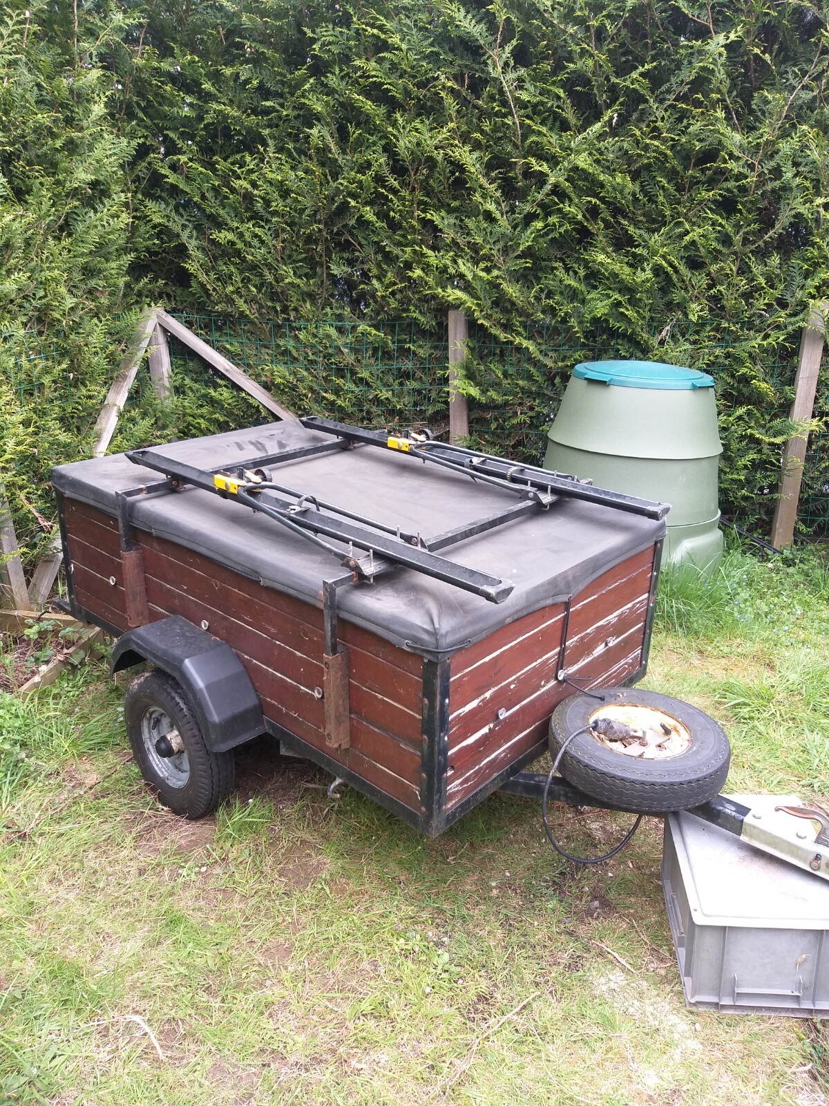 Camping Trailer 5x3ft with bike rack x 2 eBay
