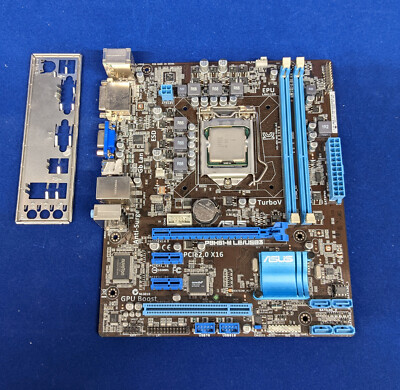 Mainboard ASUS P8H61-M LE/USB3 Mainboard inkl. CPU Core i5-2400, gebraucht