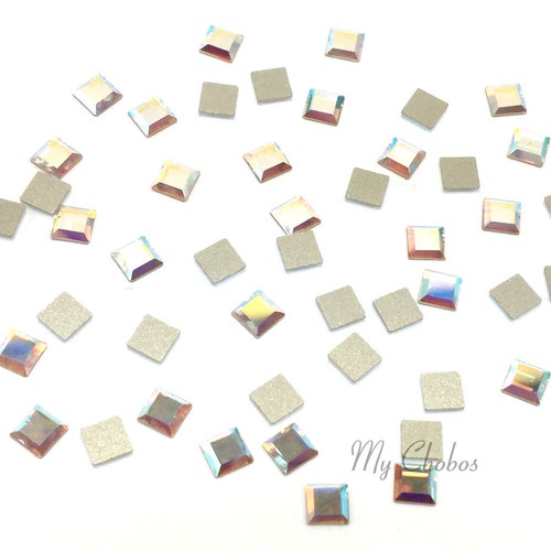 Swarovski Flatbacks No-Hotfix Rhinestones CRYSTAL AB (001 AB) * Pick Your Shape - Picture 3 of 76