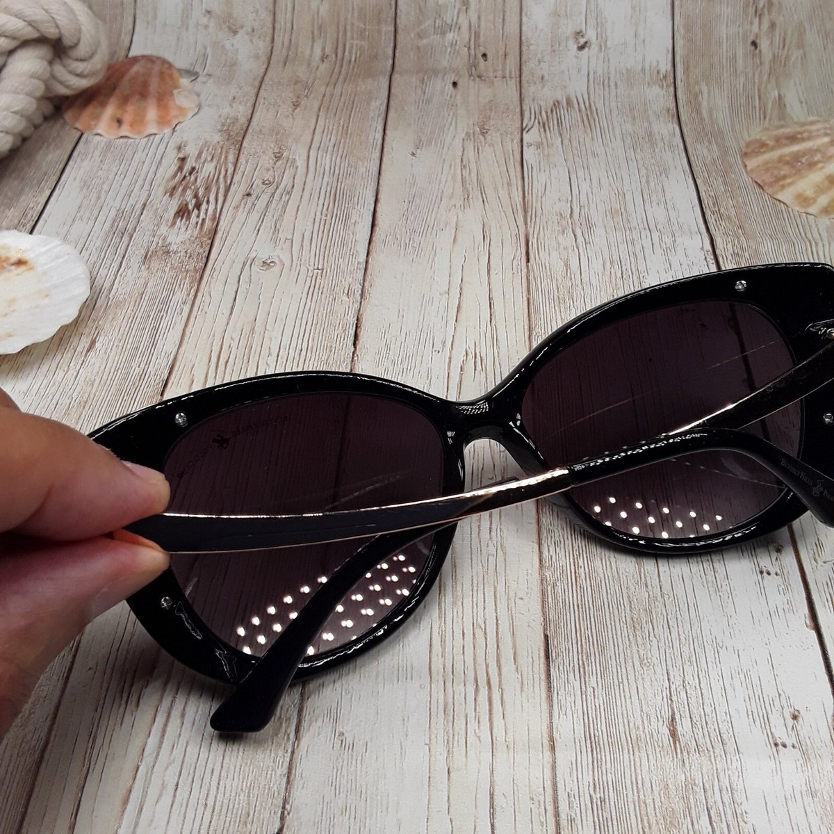 Beverly Hills Polo Club Golden Hued Sunnies Beverly Hills Polo Club 4753 8079 – Vintage Frames Company main image 2