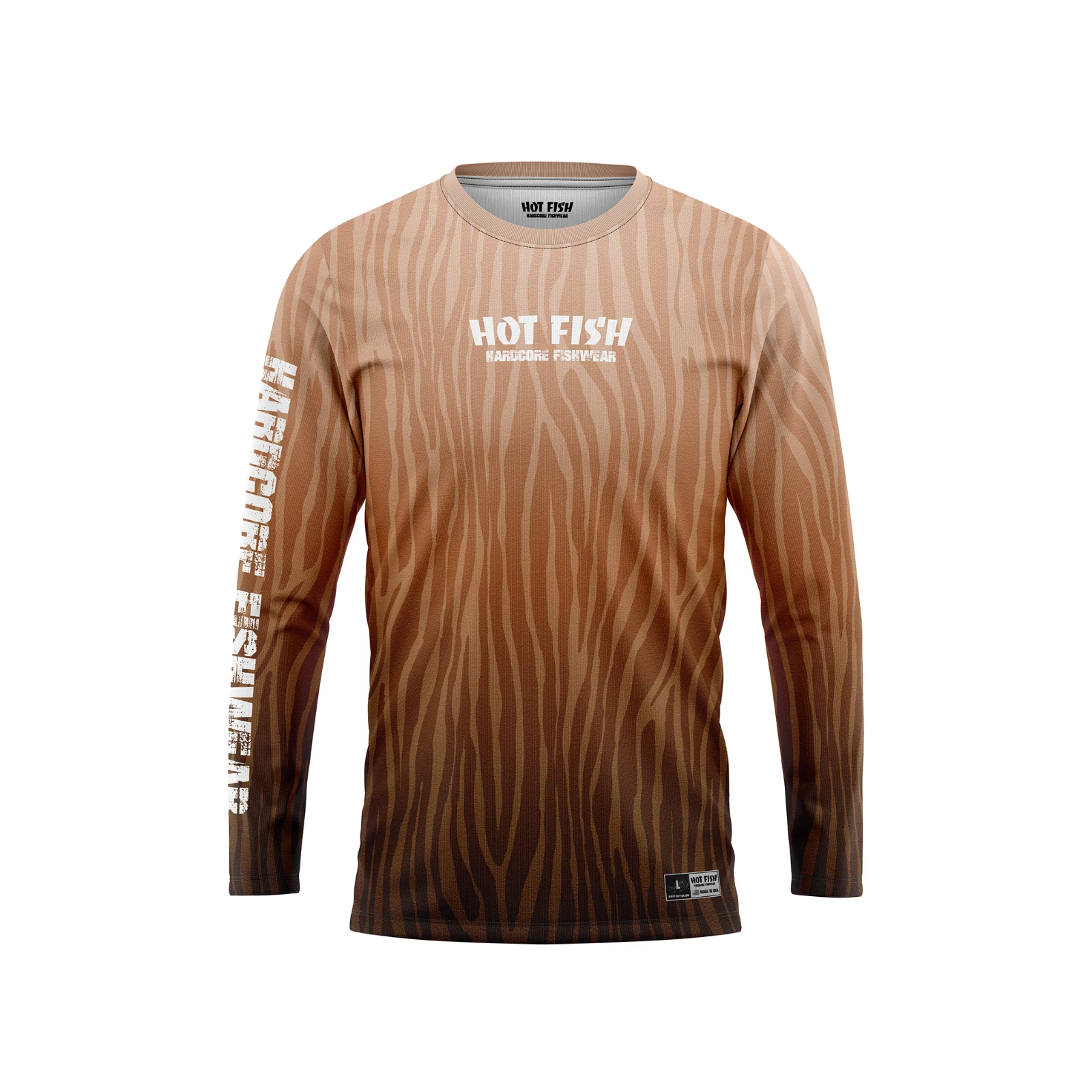 HOT FISH LION - Men’s Long Sleeve Fishing Shirt – UPF Protection