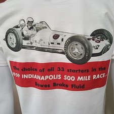 Vintage GASSER/DRAG/NASCAR/SPRINT/MIDGET RACE T-shirt BOWS SEAL FAST SPECIAL