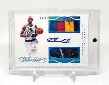 Grant Hill 2015-16 Panini Flawless 6 colors Dual Patch Autograph Auto 03/10 📈