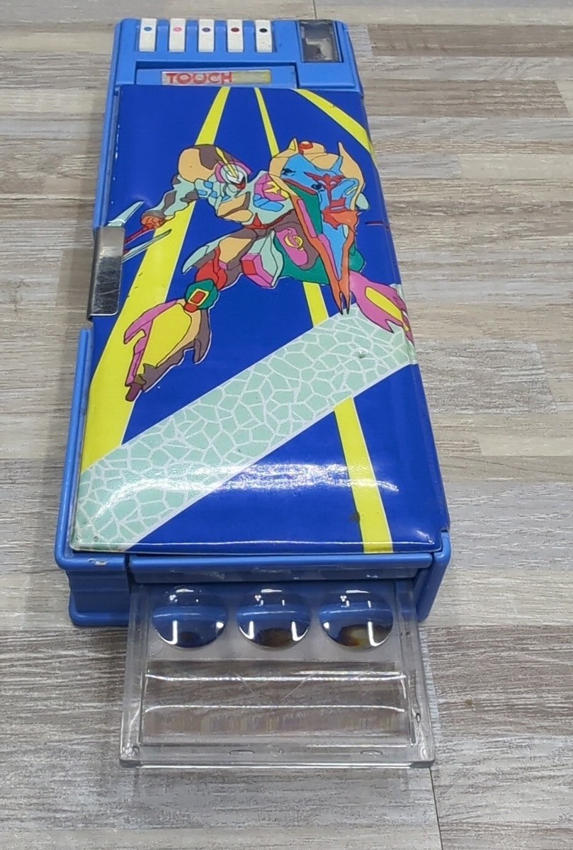 ヴィンテージ ロボット 筆箱 レトロ ROBOT ペンシルボックス FLOMO Vintage 1980s Flomo Robot Pencil Case Excellent Black
