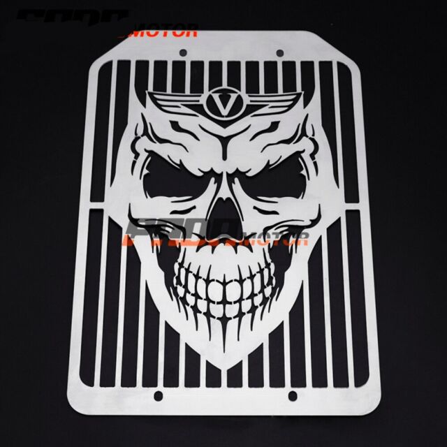 Radiator Grill Grille Cover Stainles Skull For Kawasaki Vulcan VN1500 VN1700 (B) Radiator Grill Grille Cover Stainles Skull For Kawasaki Vulcan VN1500 VN1700 (B)