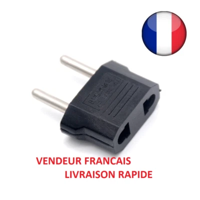 LUGGAGEX Adaptateur Secteur voyage Usa canada japon Vers Prise EU France Europe Eur FR