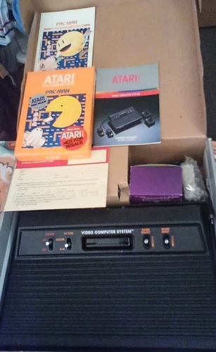 ATARI 2600 VIDEO COMPUTER SYSTEM, NEW, (1983) VINTAGE. Never Taken Out Of Box