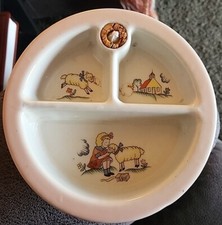 Vintage Hankscraft 962 Porcelain Baby Food Warmer Mary had a Little Lamb