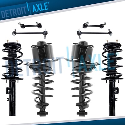 FWD Front Rear Struts Sway Bar Links Kit for 2008 2009 Ford Taurus Mercury Sable