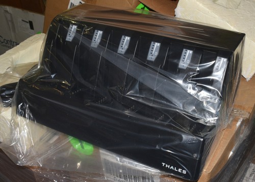 THALES AN/PRC-148 MBITR 1600652-1 6-WAY AC DC INTELLIGENT BATTERY DESK ...
