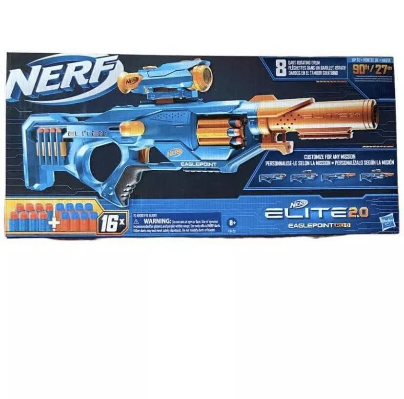 Buy Nerf Elite 2.0 Eaglepoint RD-8 blaster, with Detachable Scope