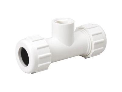 B&K 162-104 Solvent Tee, 3/4 in Nominal, Compression End Style