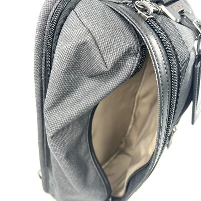 TUMI  トゥミ  Morado Sling Pack ショルダーバッグ TUMI Morado Sling Crossbody Day Bag Gray Plaid with Black Trim | eBay