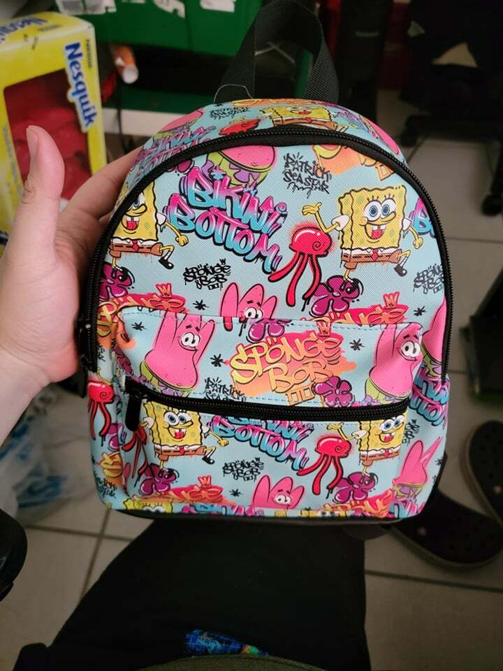 bob's mini backpack Nickelodeon SpongeBob Set - Bundle with 12" Preschool Bag, Water Bottle, Stickers, More | Mini SpongeBob Backpack Purse for Kids, Boys, Girls colorful and so well done Mini Backpack Bob's Burgers Sprayground