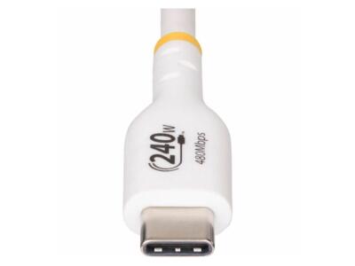 StarTech.com 6ft White USB-C Charging Cable - USB-IF Certified USB C Cable - 240