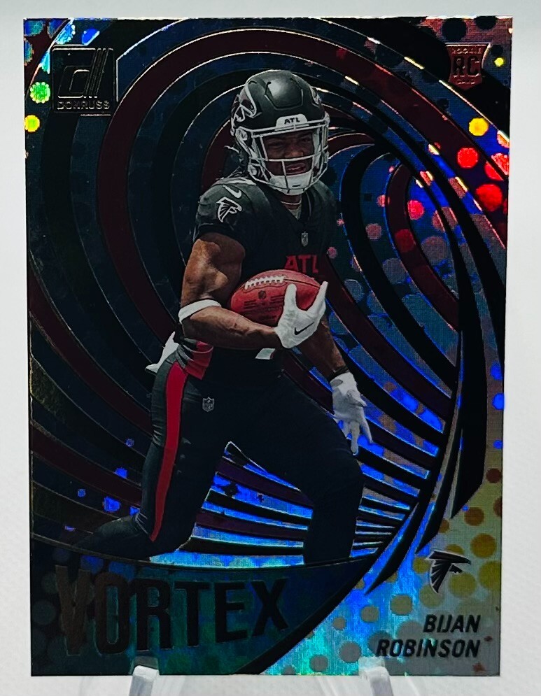 2023 Panini Donruss Vortex Bijan Robinson Atlanta Falcons Rc #VOR-21