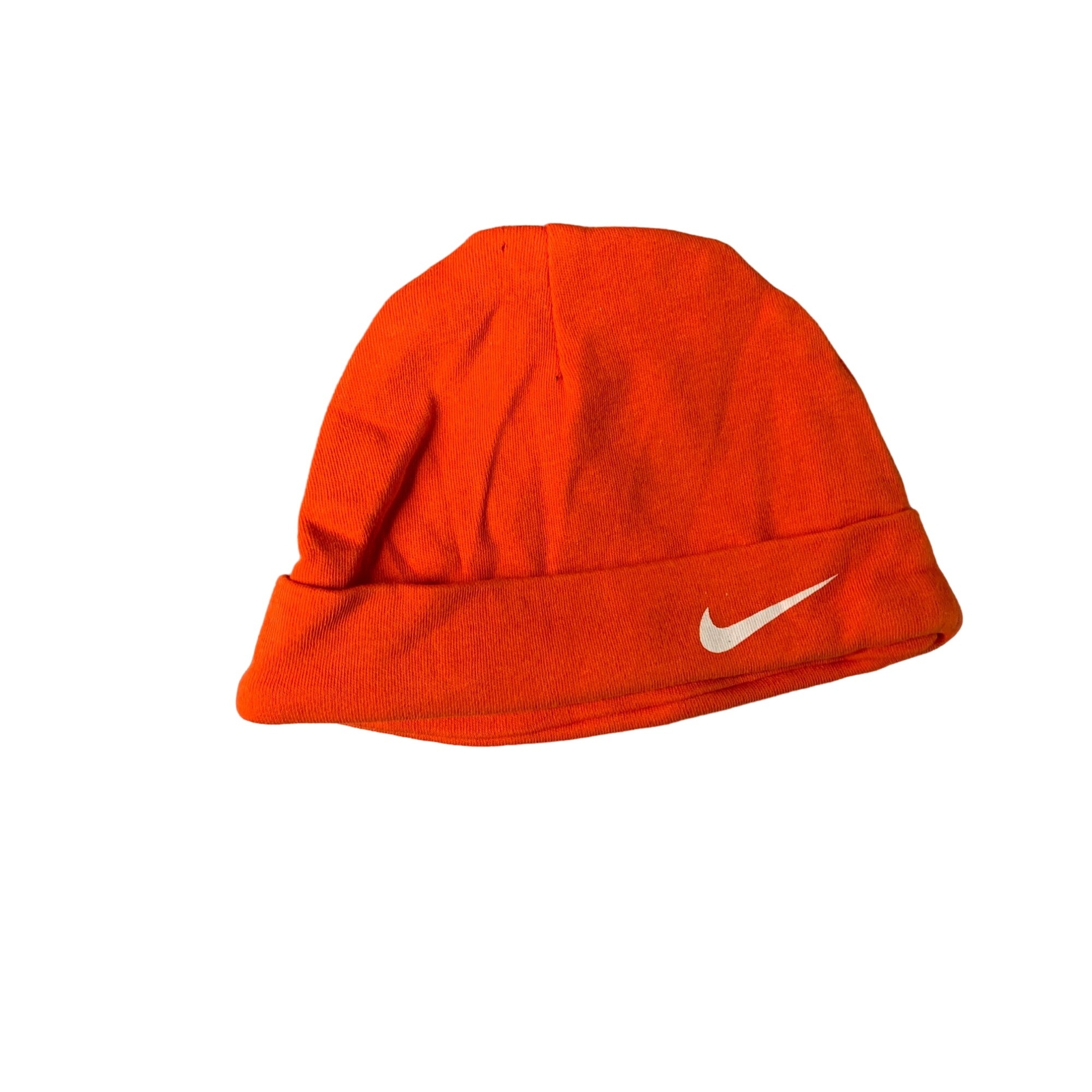 PONY Nike Cappello Arancione Berretto Culla Beanie Bambino Neonato Taglia 3 6 Mesi