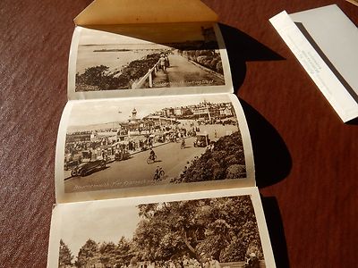 BOURNEMOUTH BRIEFKARTE AUTHENTISCHER ARTIKEL ART DECO ÄRA 