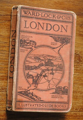 1930s LONDON Ward Lock & Co ILLUSTRATED GUIDE Maps PHOTOBOOK Londres