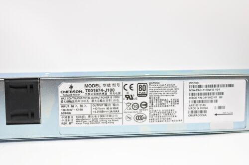 Cisco Converter Power Supply 1100W 7001674-J100 Emerson 341-0522-01 - Picture 3 of 5