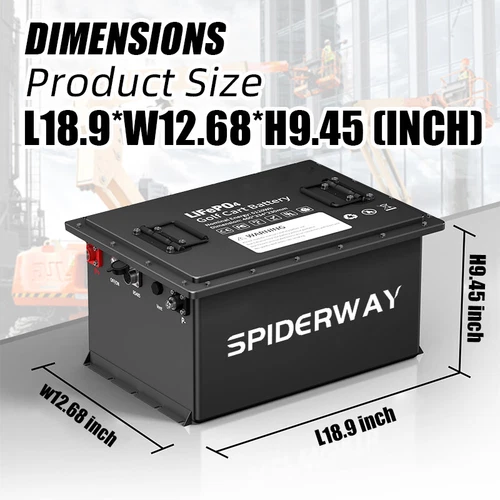 48V 105Ah Golf Cart Lithium LiFePO4 Battery 200BMS Deep Cycle 10 Years Warranty - Picture 3 of 25