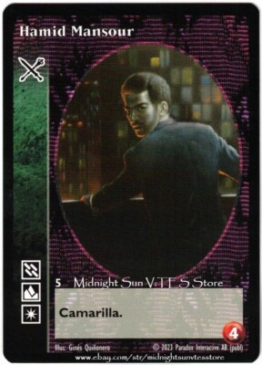 Hamid Mansour Ventrue Shadows of Berlin V:TES VTES Vampire CCG