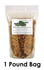 Bitter Apricot Seeds, 1 LB, California Grown, Raw, All Natural