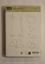 Stampin' Up RETIRED Cling Stamp Sets in Hard Cases