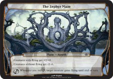 THE ZEPHYR MAZE (OVERSIZE) Planechase 2012 MTG Magic the Gathering Cards DJMagic