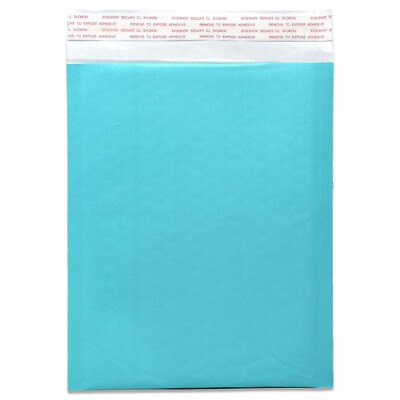 4x8, 6x10 Aqua Kraft Bubble Mailers, NEW Padded Shipping Mail Envelopes 4x7, 6x9