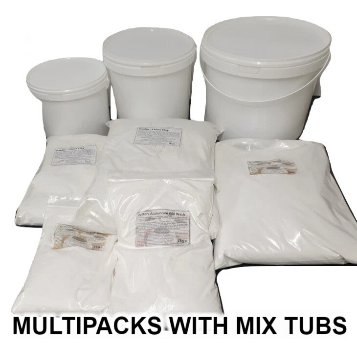 TRUSTLEAF Alumina Batt / Kiln Wash with Kaolin for Ceramic Pottery Kilns