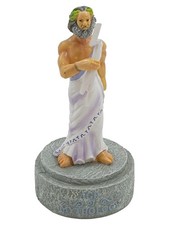 Age of Mythology Zeus Figur mit Blitz Sammlerstück Statue 10 cm Mehrfarbig