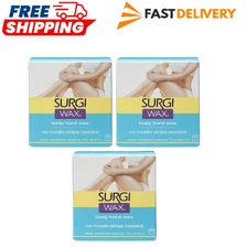 Surgi-wax Hair Remover For Bikini, Body & Legs, 4-Ounce Boxes (Pack of 3)