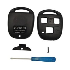 3 Buttons Replacement for Lexus Keyless Entry Remote Key Fob Case Fit 1 Black