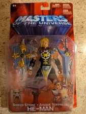 Shield Strike He-Man MOTU 200x Action Figure 2000 Mattel New Sealed
