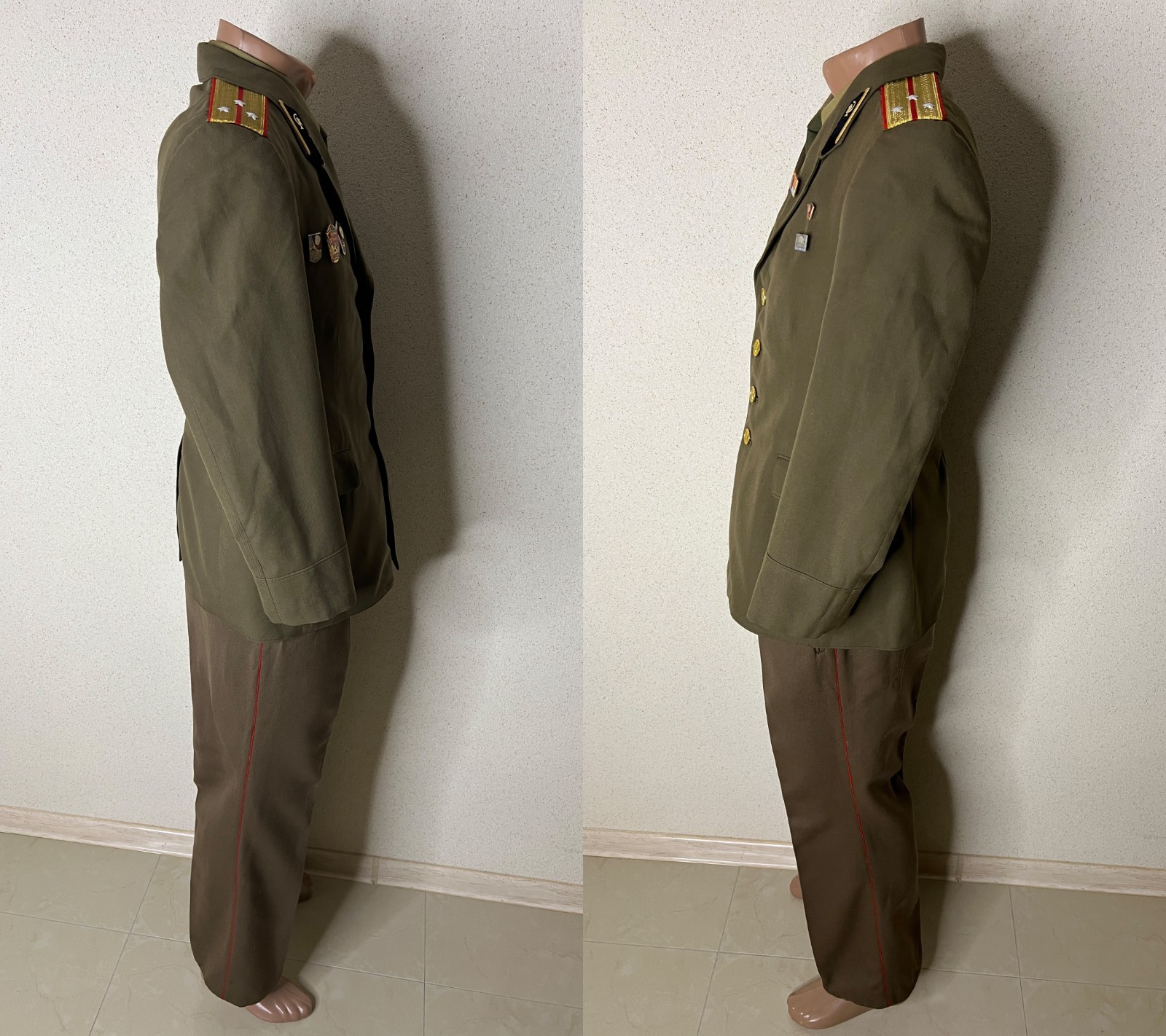RARE! Soviet Cold War Era Medical Troops USSR Military Officer's Uniform Set.