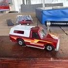 Hot Wheels Crack-Ups Chevy Pickup - Red - NEAR MINT - Vintage 1984 Blackwall