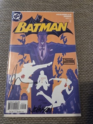 Batman #625 Dynamic Forces SIGNED x3 Azarello Risso & Johnson #547/1500 DC  2004