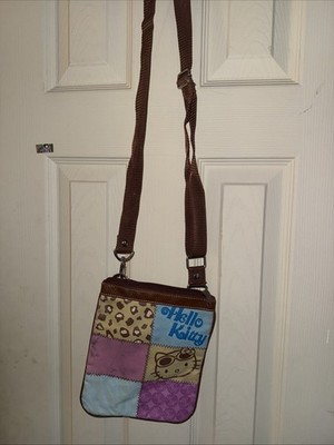 Y2K RETRO PATCHWORK SANRIO HELLO KITTY STRAP BAG