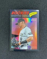 2026 Topps Heritage Chrome Black Border #355 Brenton Doyle 42/77 Rockies QI95