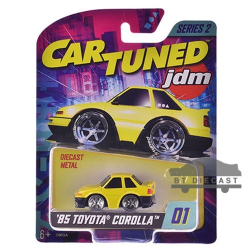 CARTUNED SERIES 2 2025 JDM TUNERS ASSORTMENT 1/64 8 PIECES 558675