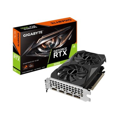 GeForce RTX 3050 WINDFORCE OC V2 6G Graphics Card, 2X WINDFORCE Fans, 6GB GDD...
