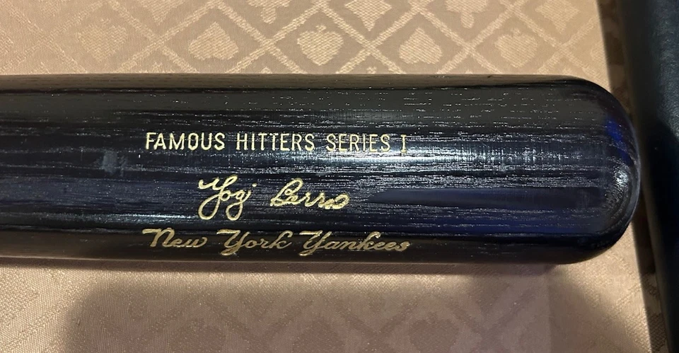 Yogi Berra Louisville Slugger Bat Famous Hitters Series Hillerich & Bradsby 34” - Image 3 of 4