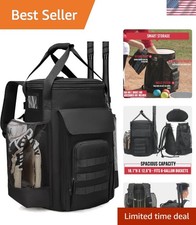 Baseball Bucket Bag, Softball Coaches Bags Fit 6 Gallon Buket, Baseball Coach...