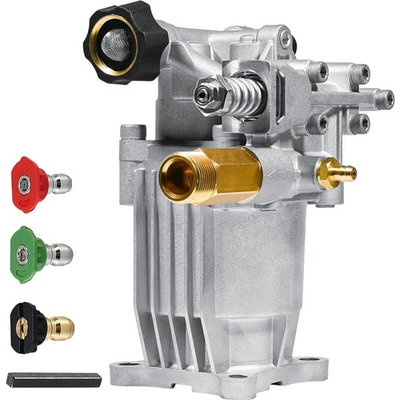 #ad 3 4quot; Shaft Horizontal Pressure Washer Pump 2600 3400 PSI @ 2.5 GPM Power W... $83.49