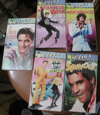 LOT OF 5 Elvis Presley Collection VHS Tapes Spinout harum scarum JAILHOUSE VIVA